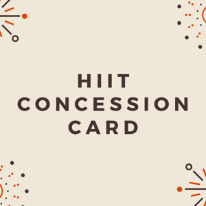 hiit concession card